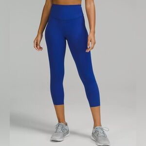 Lululemon Base Pace HR Crop 23" in poolside blue